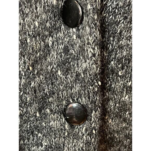 Vintage I.B. Diffusion Grey Wool Blend Cardigan Women's Size M - Picture 5 of 7